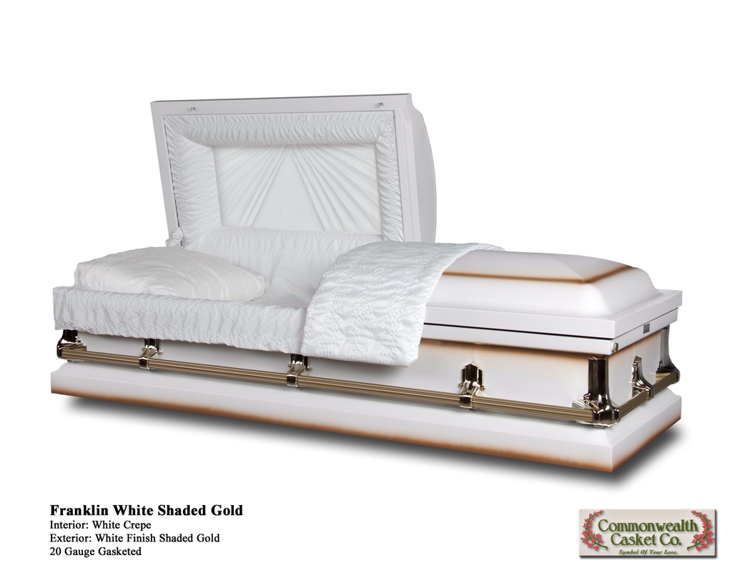 Franklin White Shaded Gold